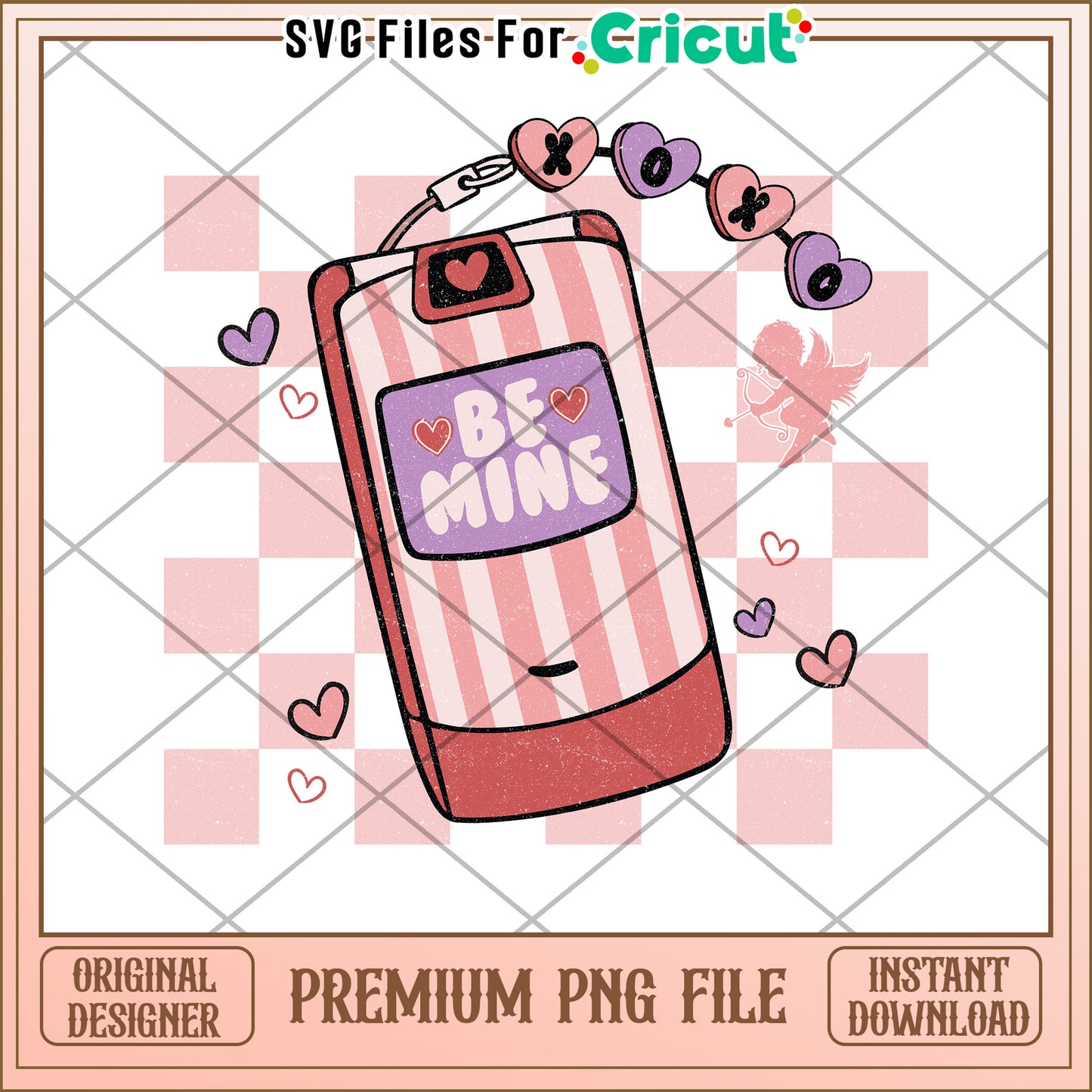 Valentines Day Be Mine Phone PNG