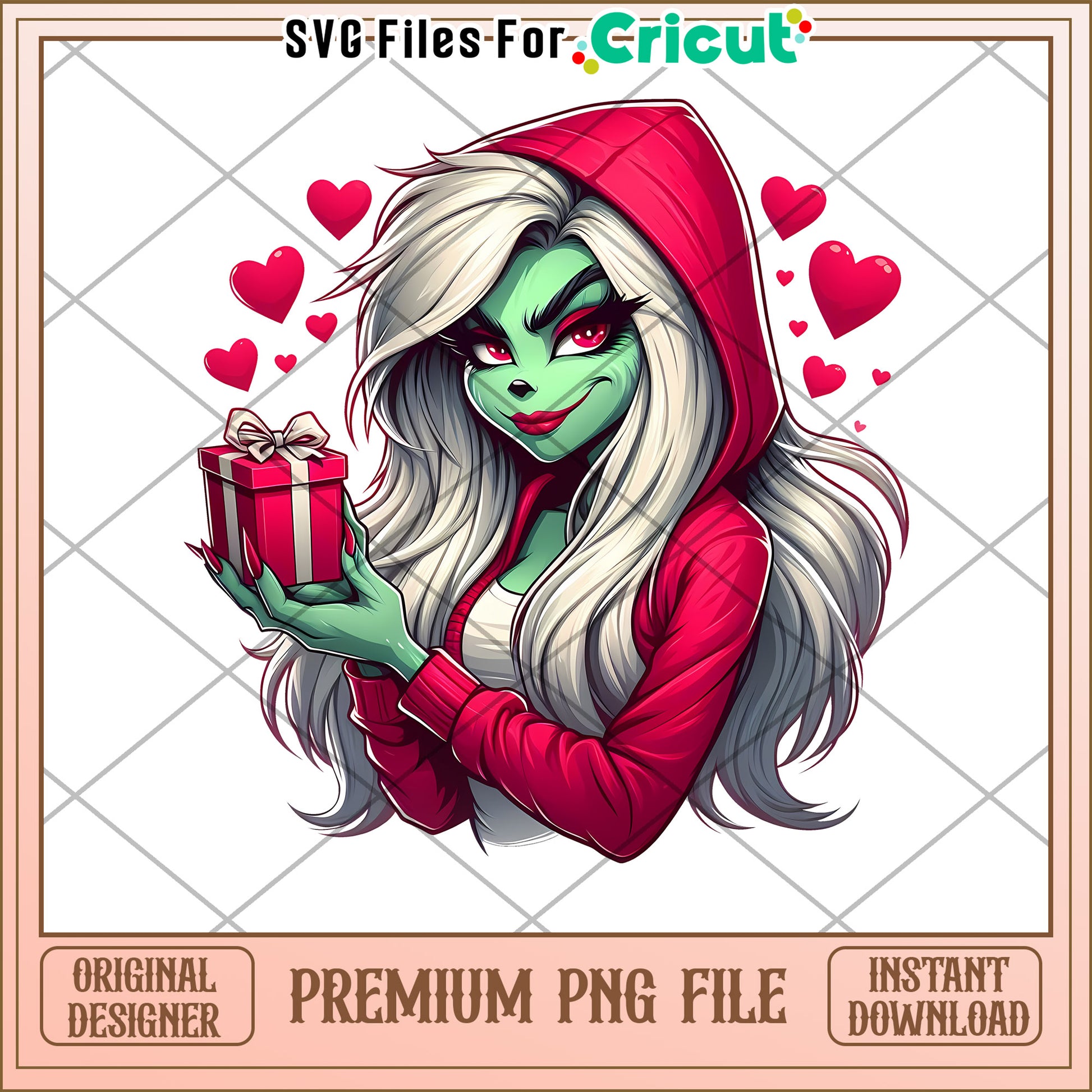 Valentines Day Girl PNG Sublimation Design