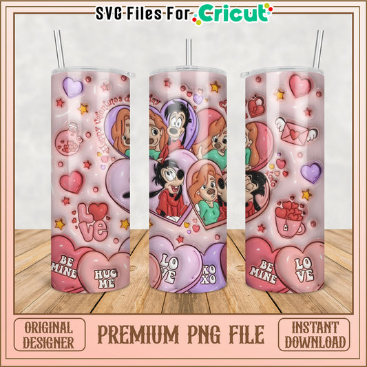 Valentines Day Goofy PNG Sublimation