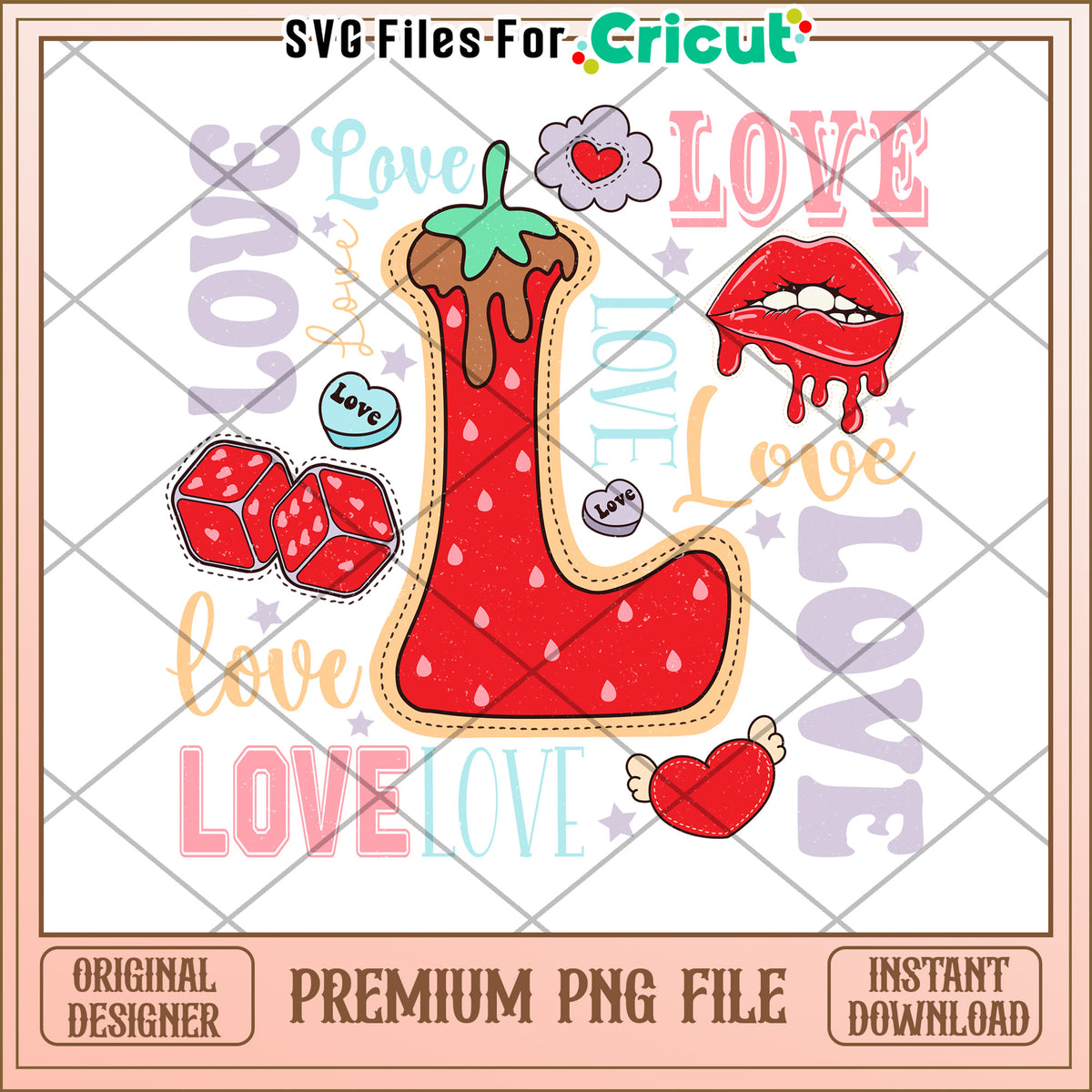 Valentines Day Love PNG Design Download – svg files for cricut
