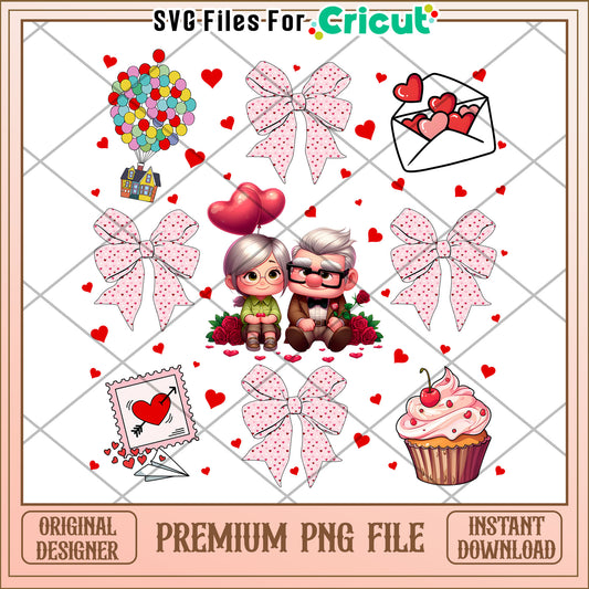 Valentines Day PNG Bundle Cricut
