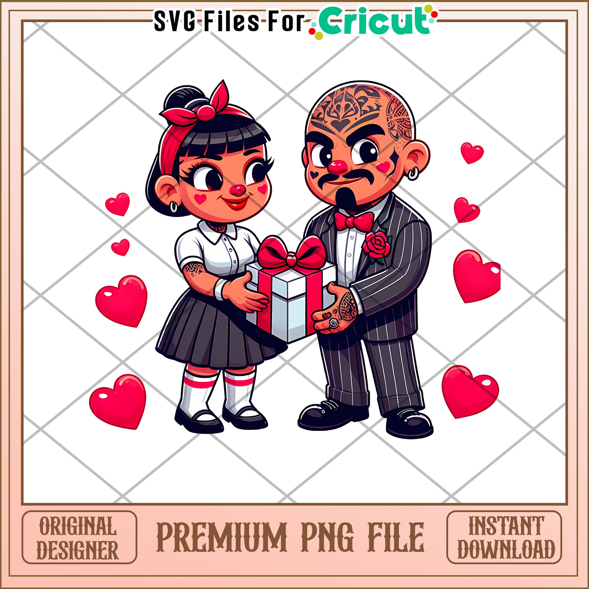Valentines Day PNG Couple Gift Cricut – svg files for cricut