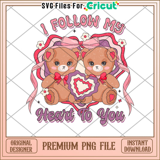 Valentines Day Teddy Bears PNG