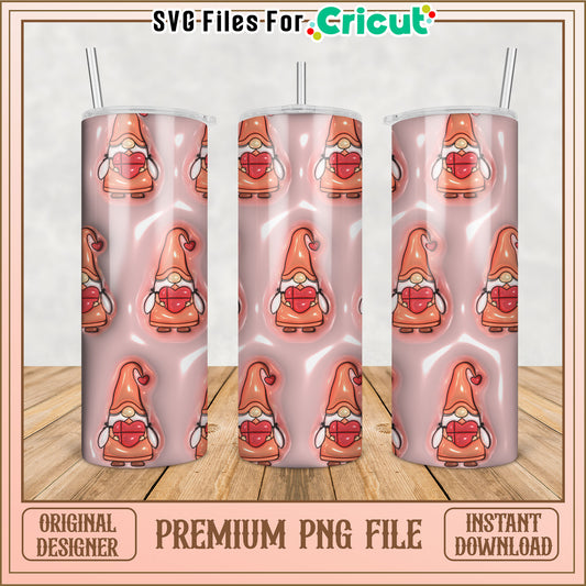 Valentines Gnomes PNG Sublimation