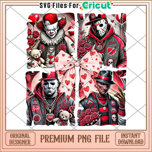 Valentines Horror PNG Sublimation