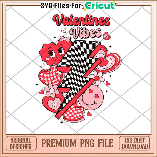 Valentines Vibes PNG Design Instant Download