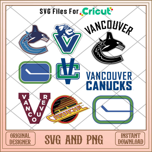 Vancouver Canucks svg, Vancouver Canucks svg bundle, NHL svg