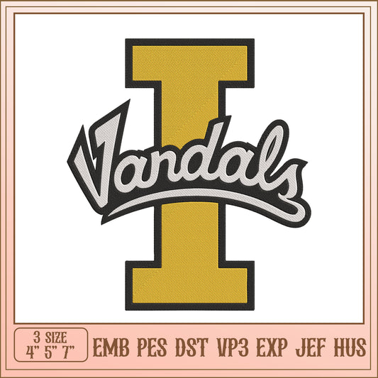 Vandal I Embroidery Design
