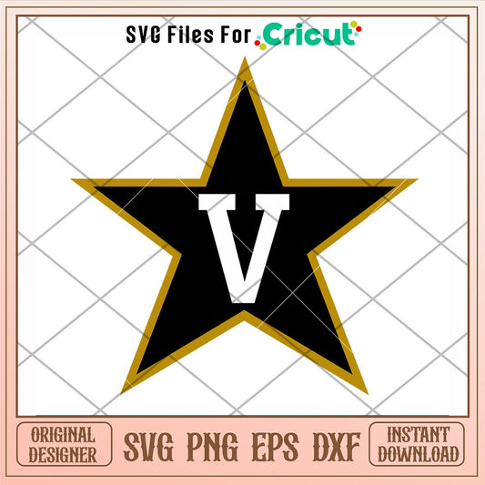 Vanderbilt Commodores Logo Svg, Vanderbilt Commodores Svg, NCAA Svg