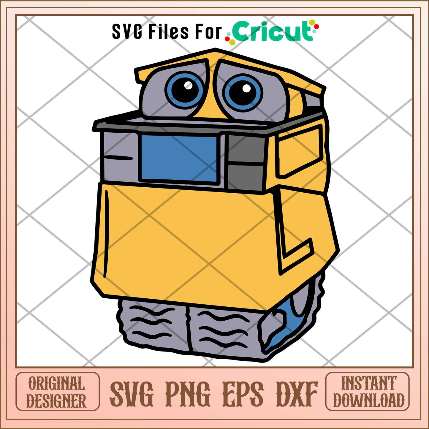 Vector Robot Mickey Ears svg, walle svg, digital dowload