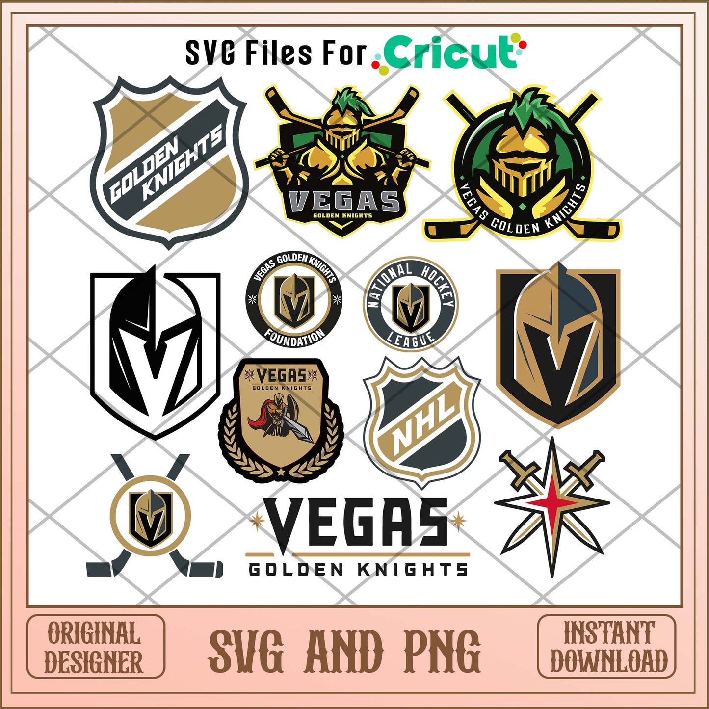 Vegas Golden Knight svg, Vegas Golden Knight svg bundle, NHL svg