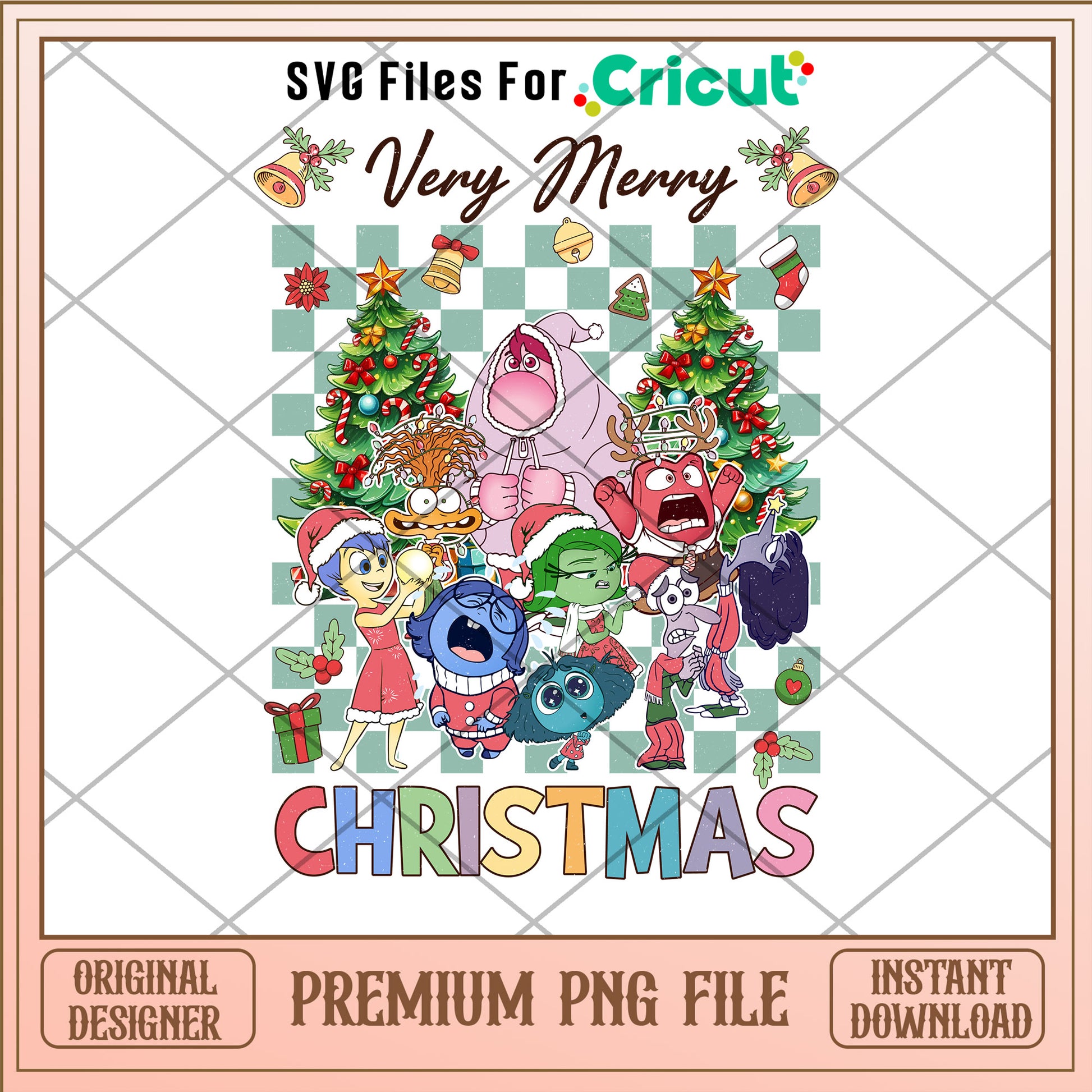 Very merry christmas png, inside out characters png, christmas png