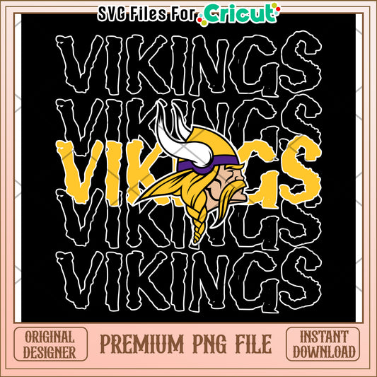 Viking SVG Design for Cricut, Premium Instant Download PNG File