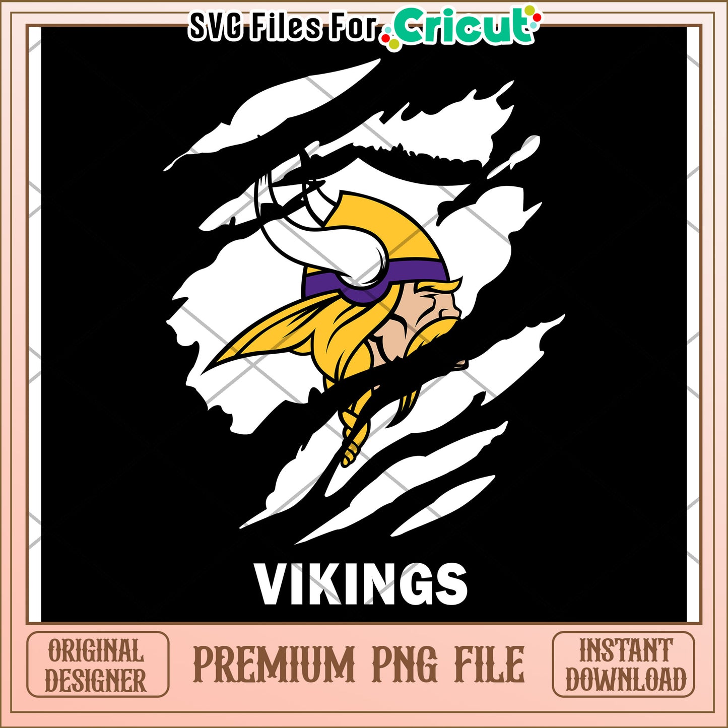 Viking Warrior PNG Design for Crafts, Downloadable File for Cricut