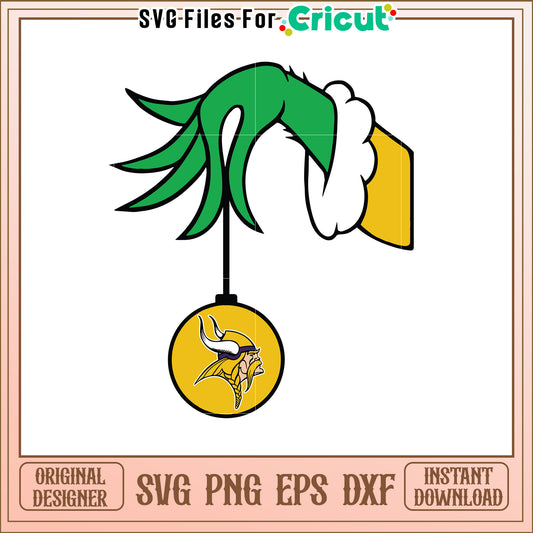 Vikings Grinch SVG Design