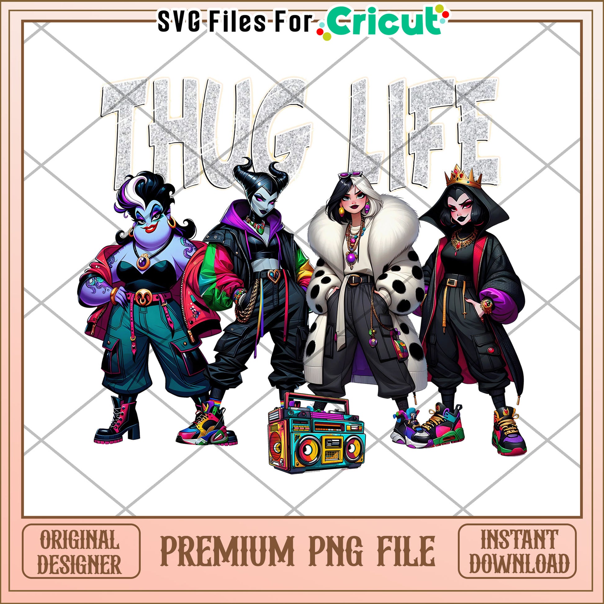 Villains thug life png, halloween decor​​ png, halloween toys png