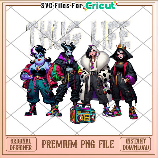 Villains thug life png, halloween decor​​ png, halloween toys png