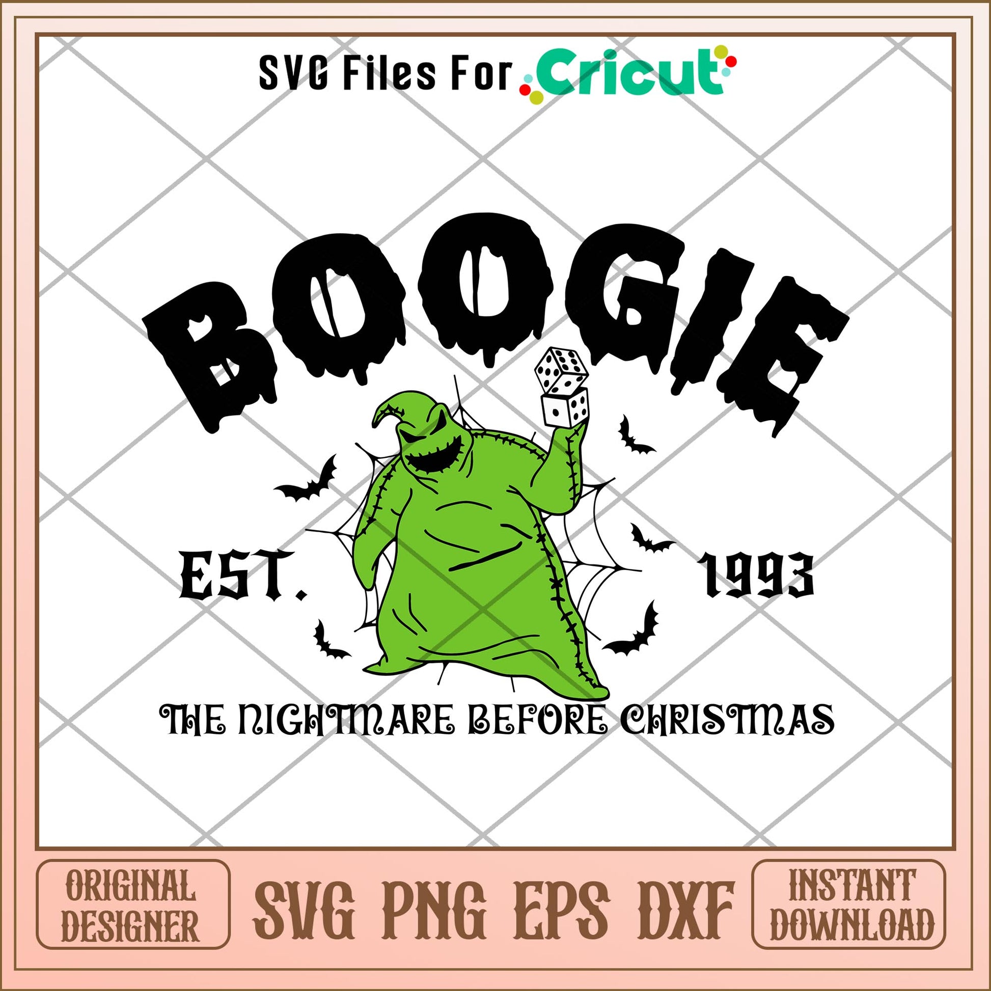 Vintage 1993 Hasbro OOGIE BOOGIE Nightmare Before Christmas svg, Nightmare Before Christm