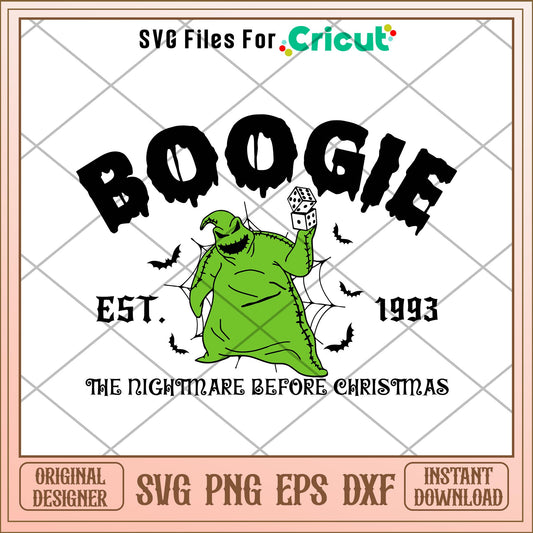 Vintage 1993 Hasbro OOGIE BOOGIE Nightmare Before Christmas svg, Nightmare Before Christm