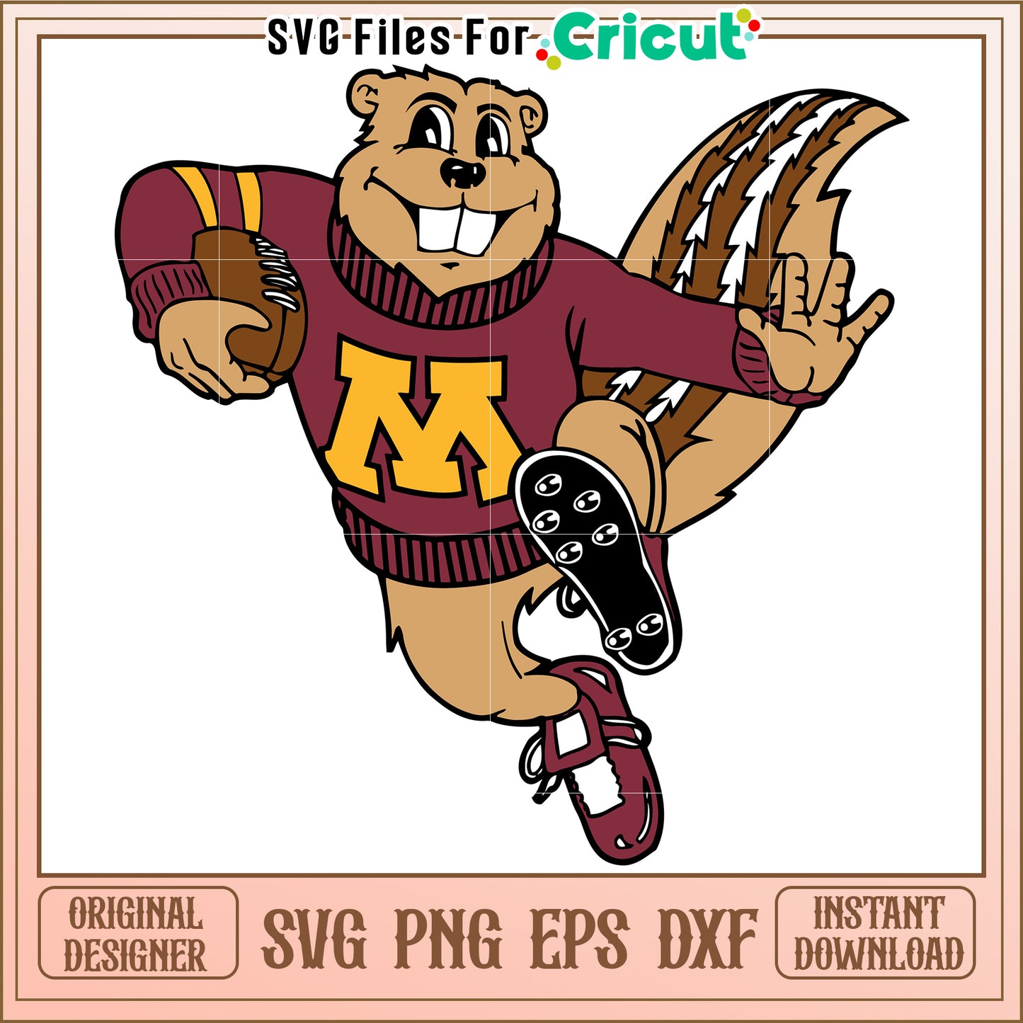 Vintage Cartoon Mascot SVG Design, Perfect for Cricut Projects and Crafts