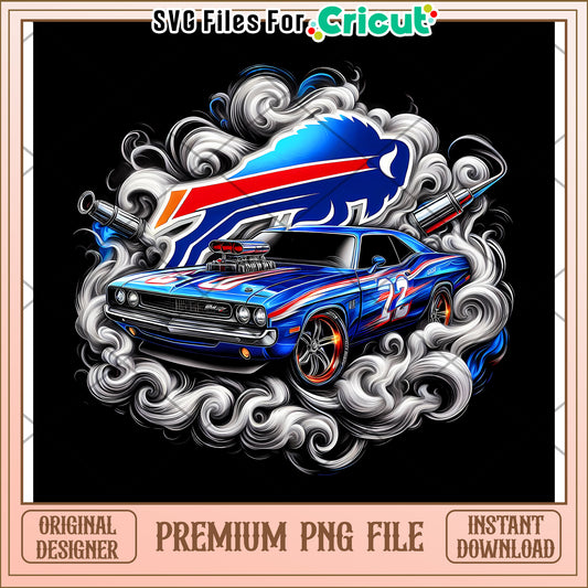 Vintage Muscle Car Design, perfect for crafting enthusiasts
