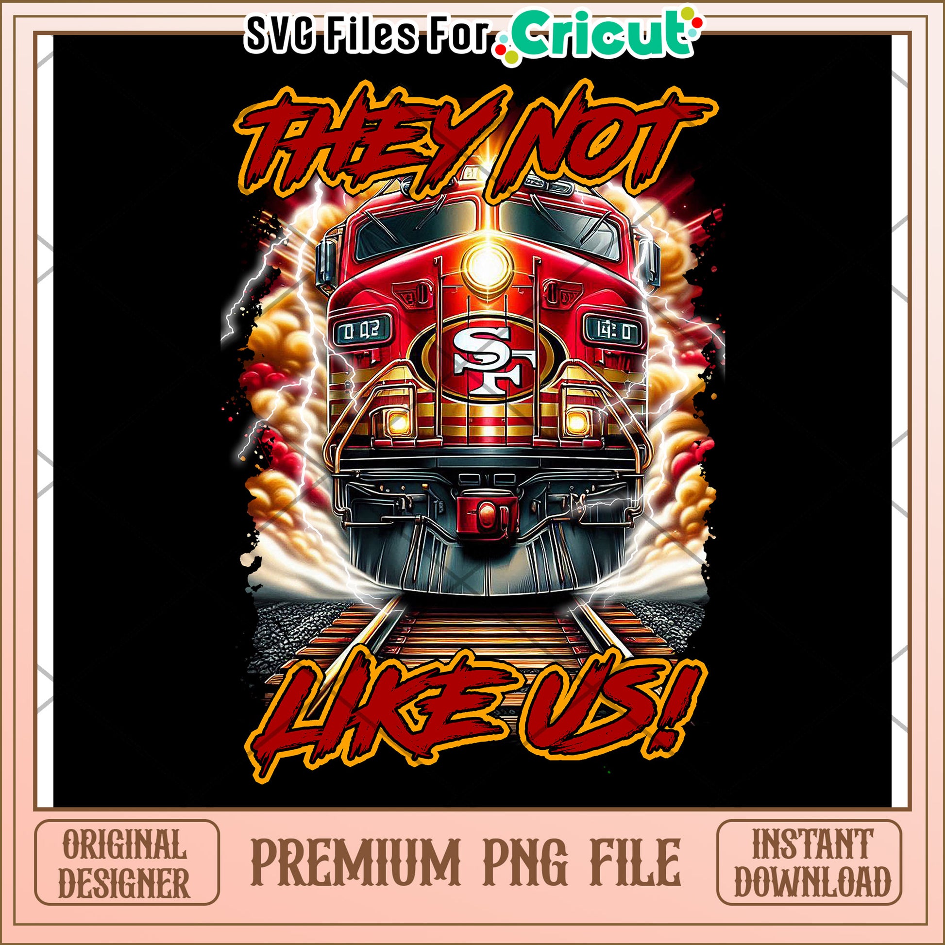 Vintage Train PNG Design, perfect for Cricut projects and crafts