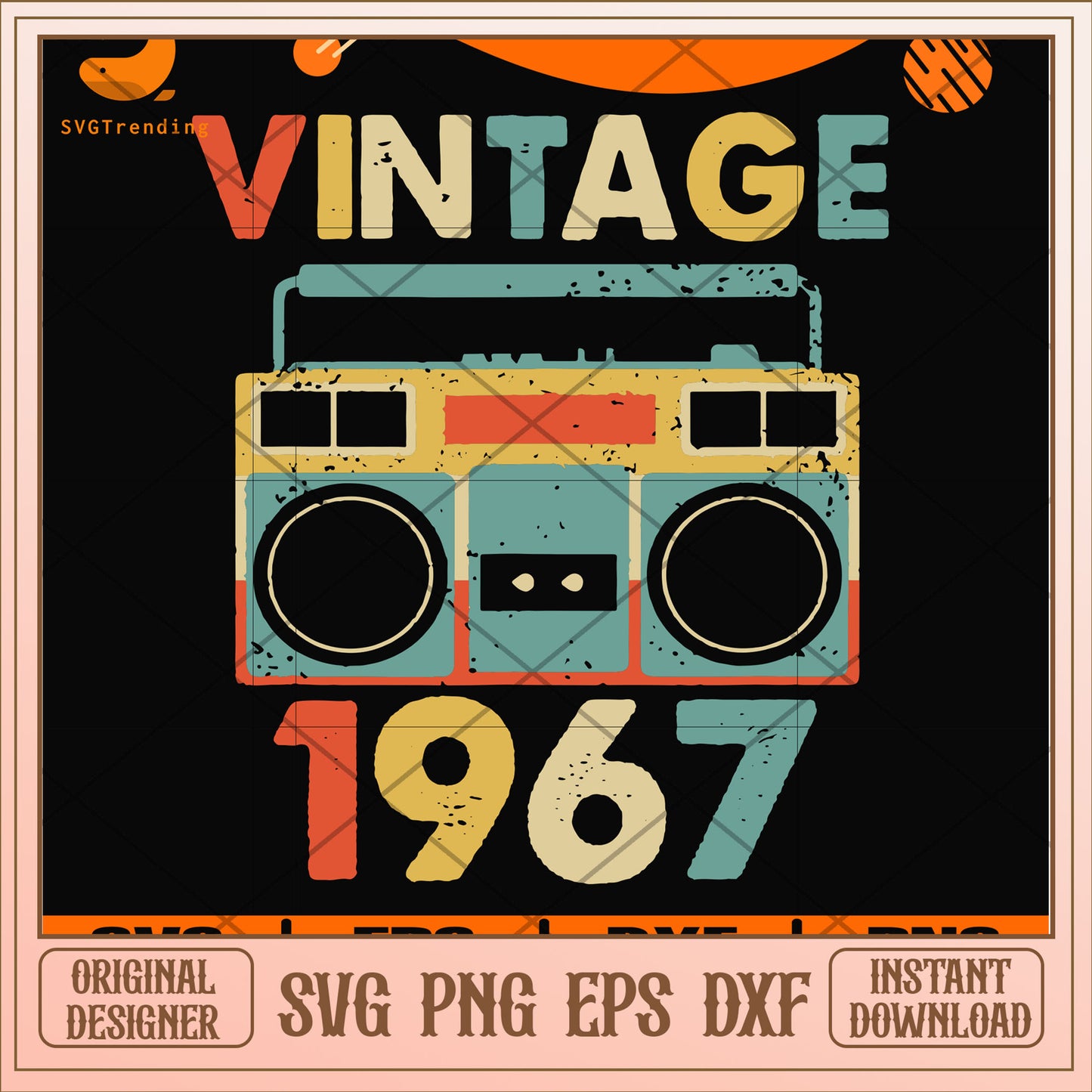 Vintage November 1967 svg, vintage svg, birthday svg