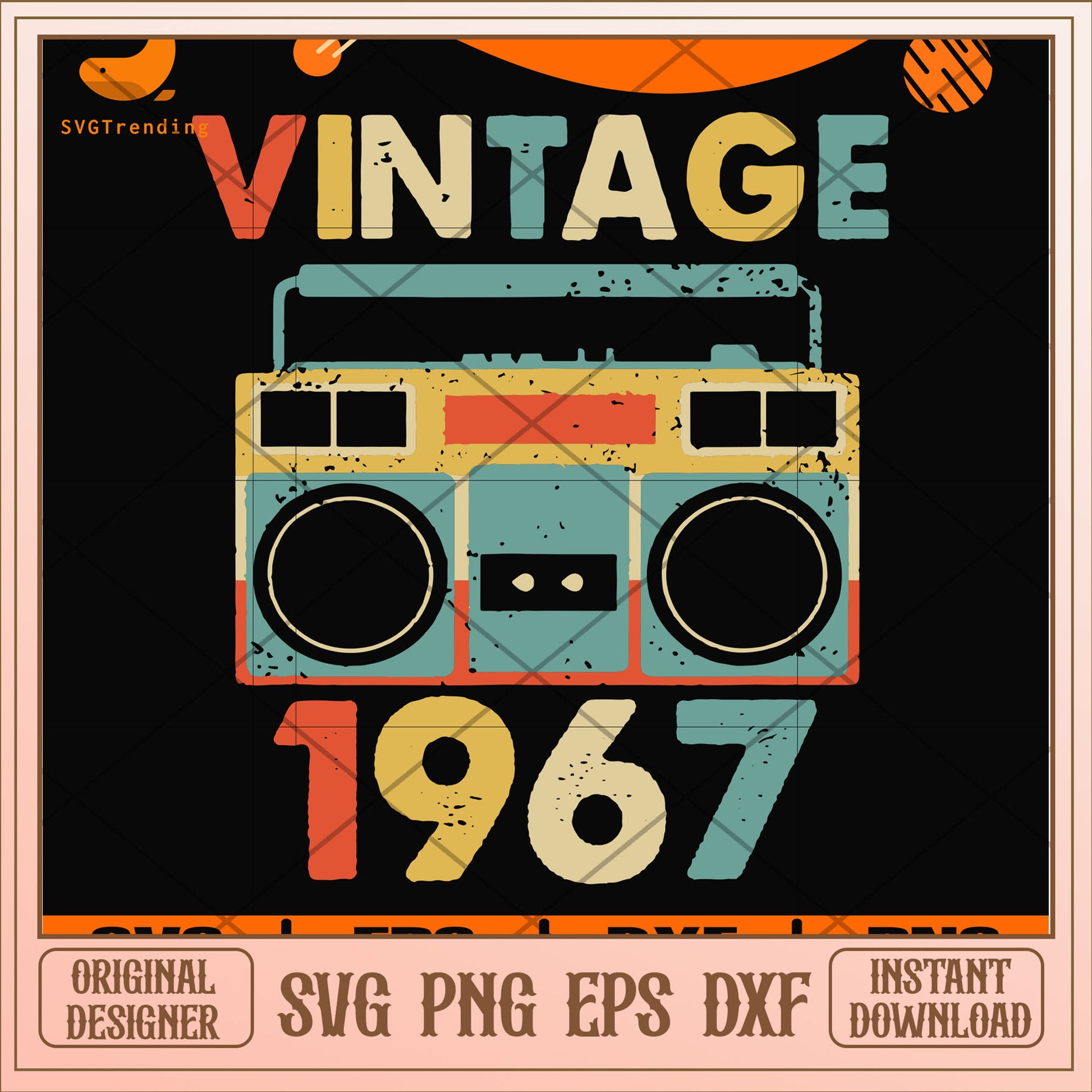 Vintage November 1967 svg, vintage svg, birthday svg
