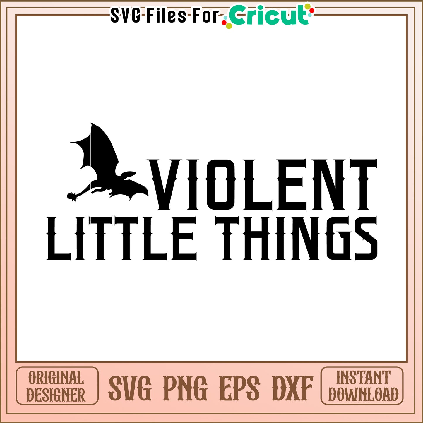 Violent little things svg, basgiath war college svg, romantasy dragon svg