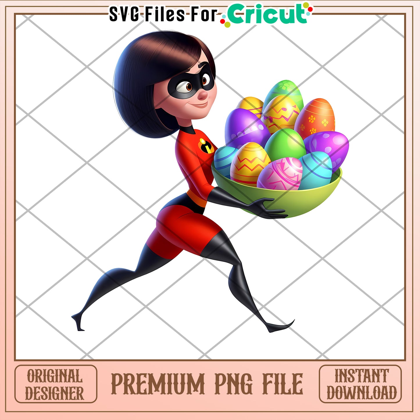 Violet Parr Easter PNG Cricut