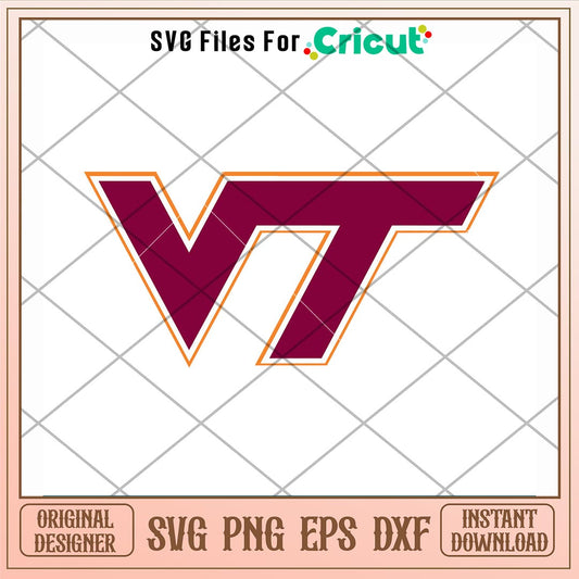 Virginia Tech Hokies Logo Svg, Virginia Tech Hokies Svg, NCAA Svg