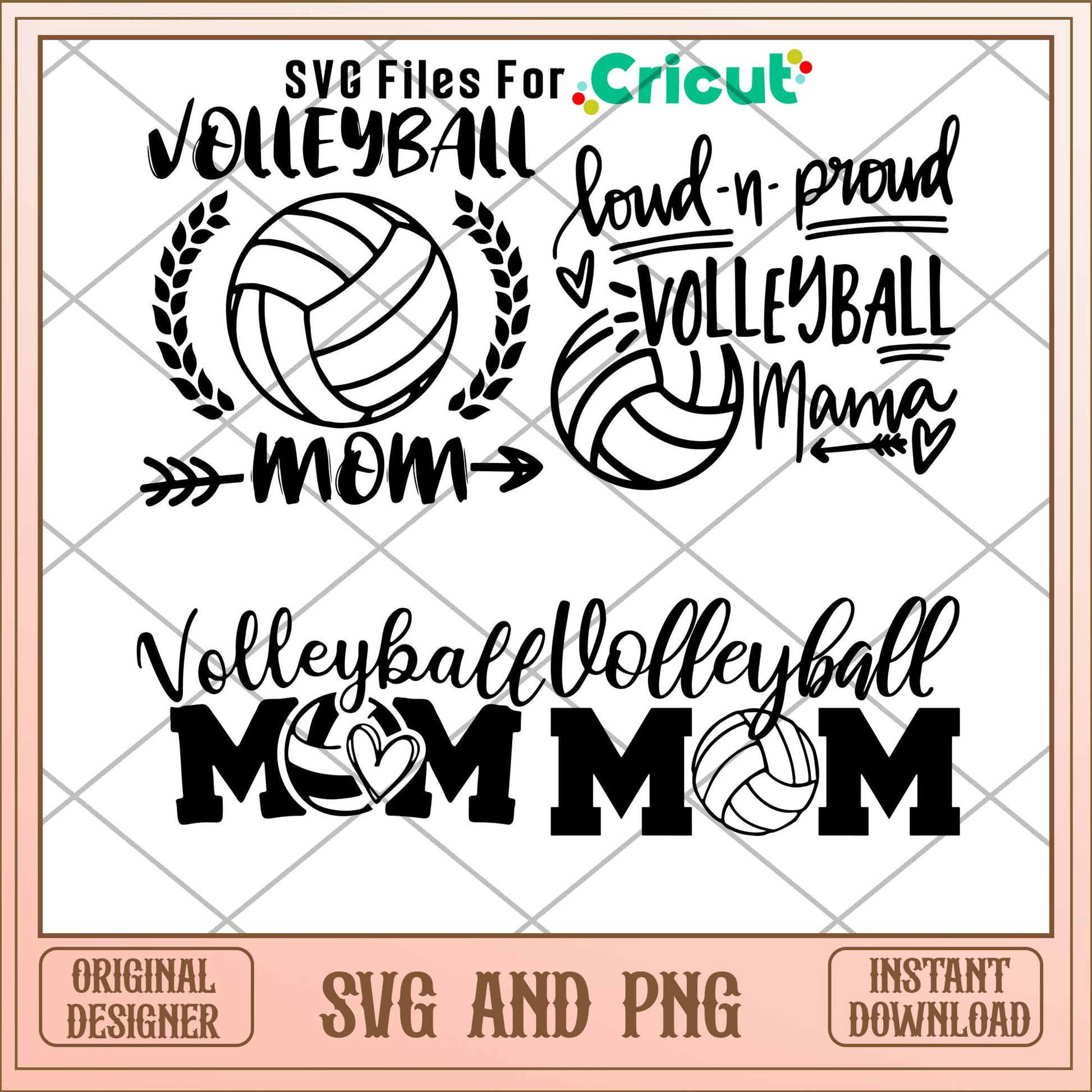 Volleyball mom svg bundle, Sports svg bundle - Svgfileforcricut