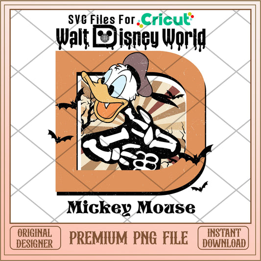Walt Disney World duck donald png, Disney characters png, Digital Download