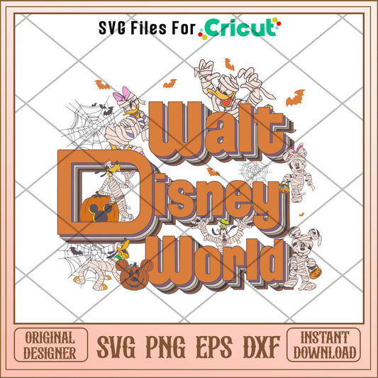 Walt Disney world  mickey and friends svg, Disney characters svg, Digital Download