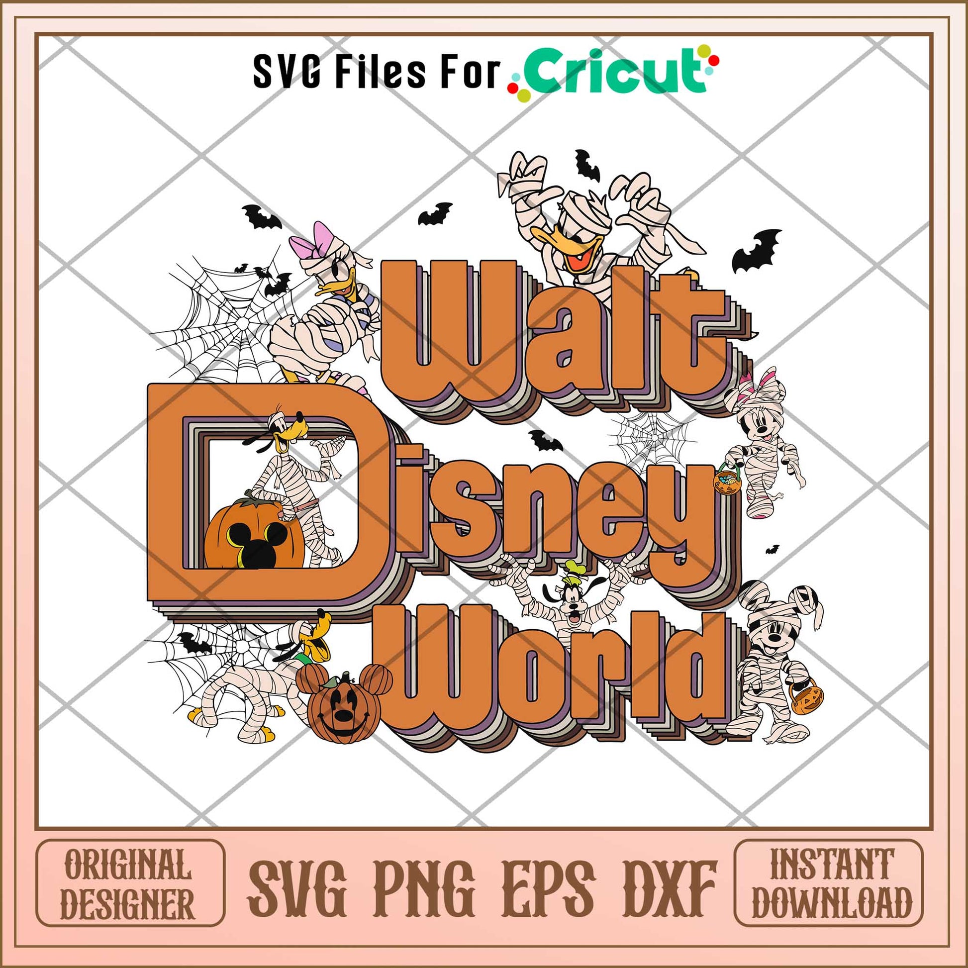 Walt Disney world  mickey mouse and friends svg, Disney characters svg, Digital Download