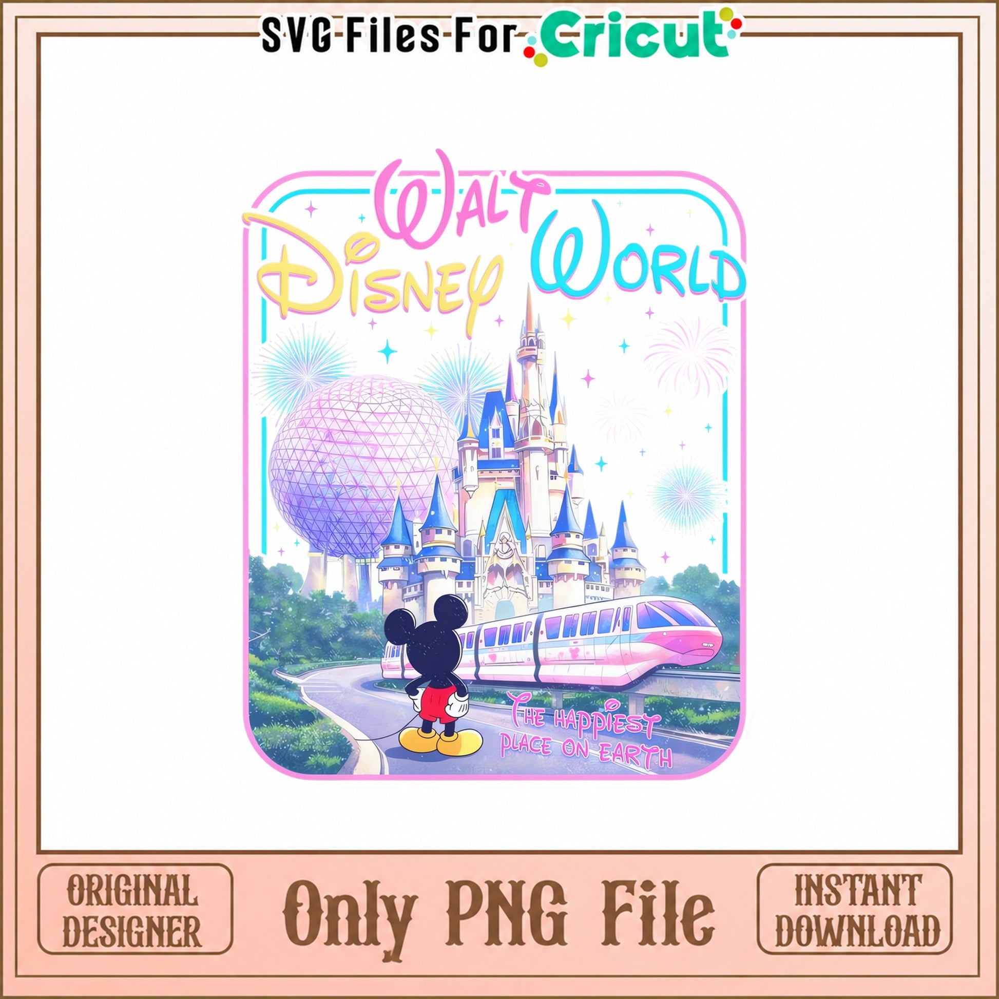 Walt Disney World Mickey Mouse PNG, Theme Park Castle, PNG File