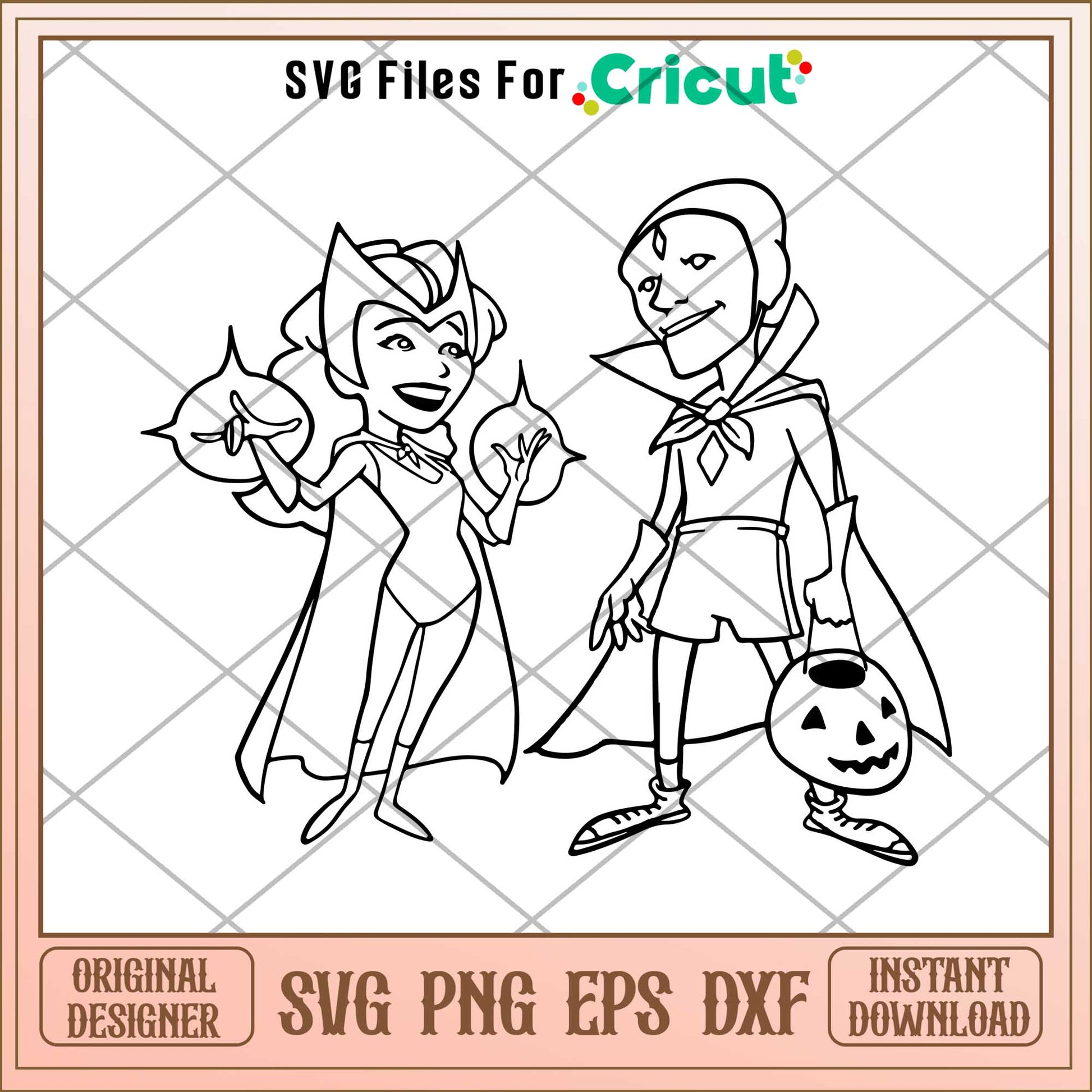 WandaVision Movie coloring black svg, maverl character svg, Digital Download