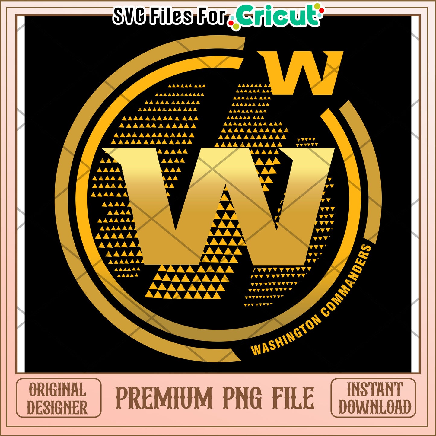 Washington Commanders Logo PNG File, Perfect for Crafting Projects