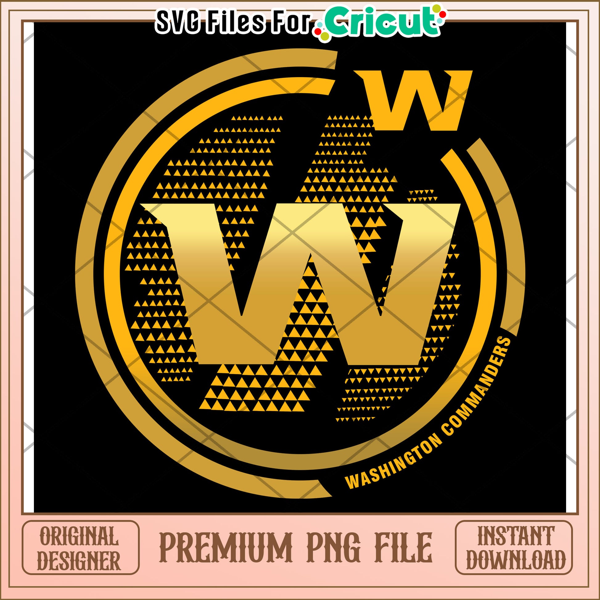 Washington Commanders Logo PNG File, Perfect for Crafting Projects