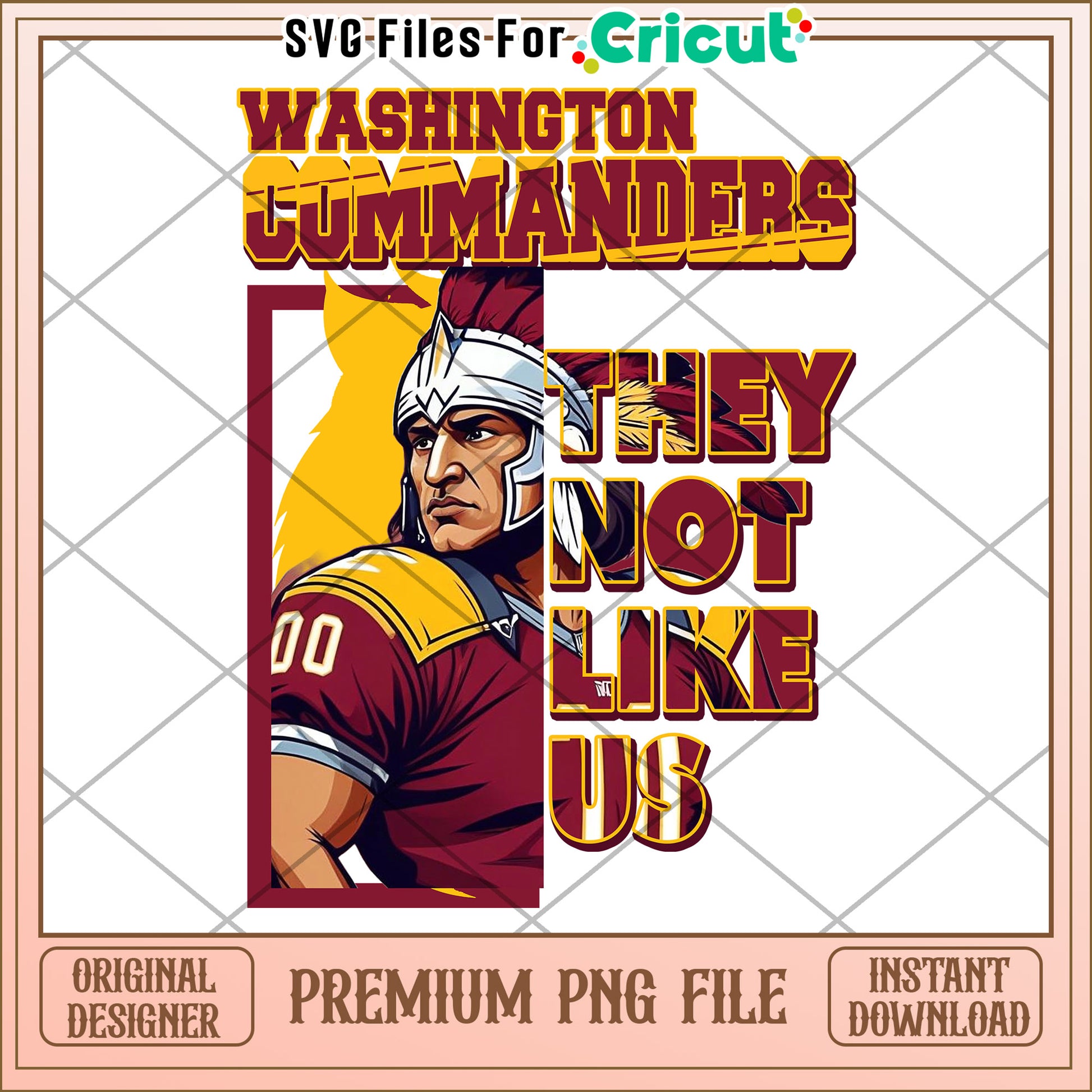 Washington Commanders PNG File for Cricut, Instant Download Available