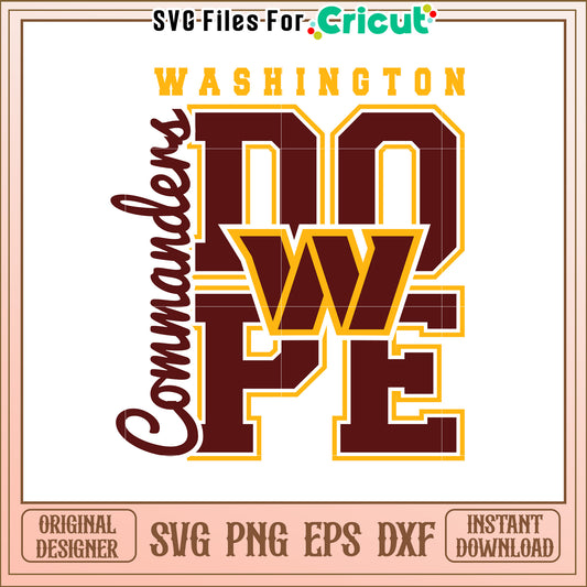 Washington Commanders SVG Logo