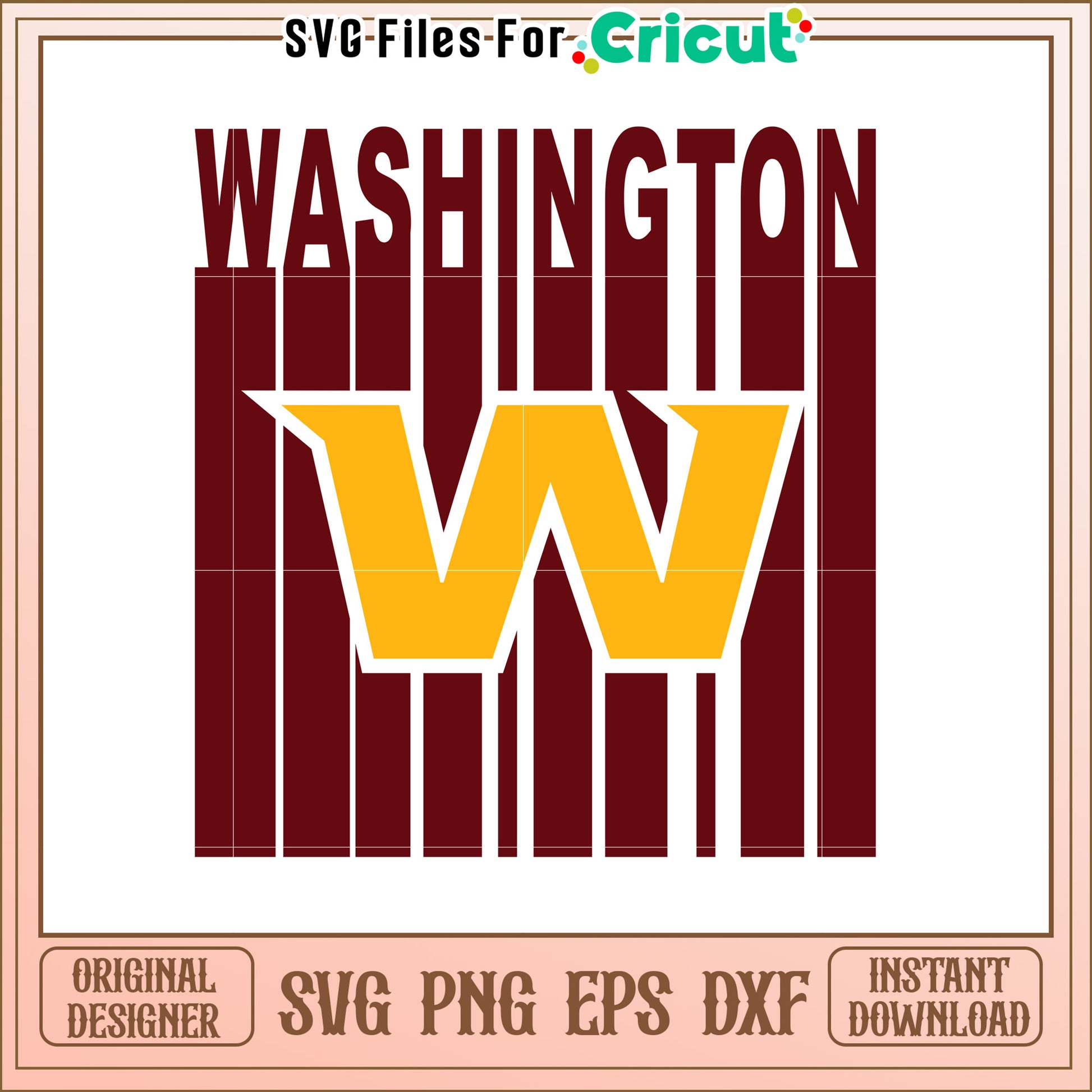 Washington DC SVG Design
