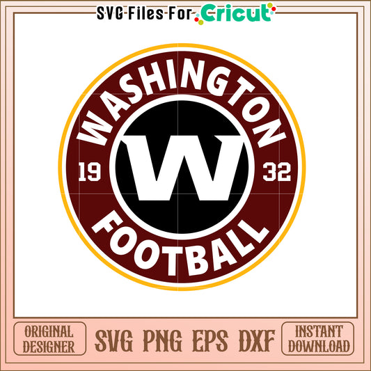 Washington Football SVG Design