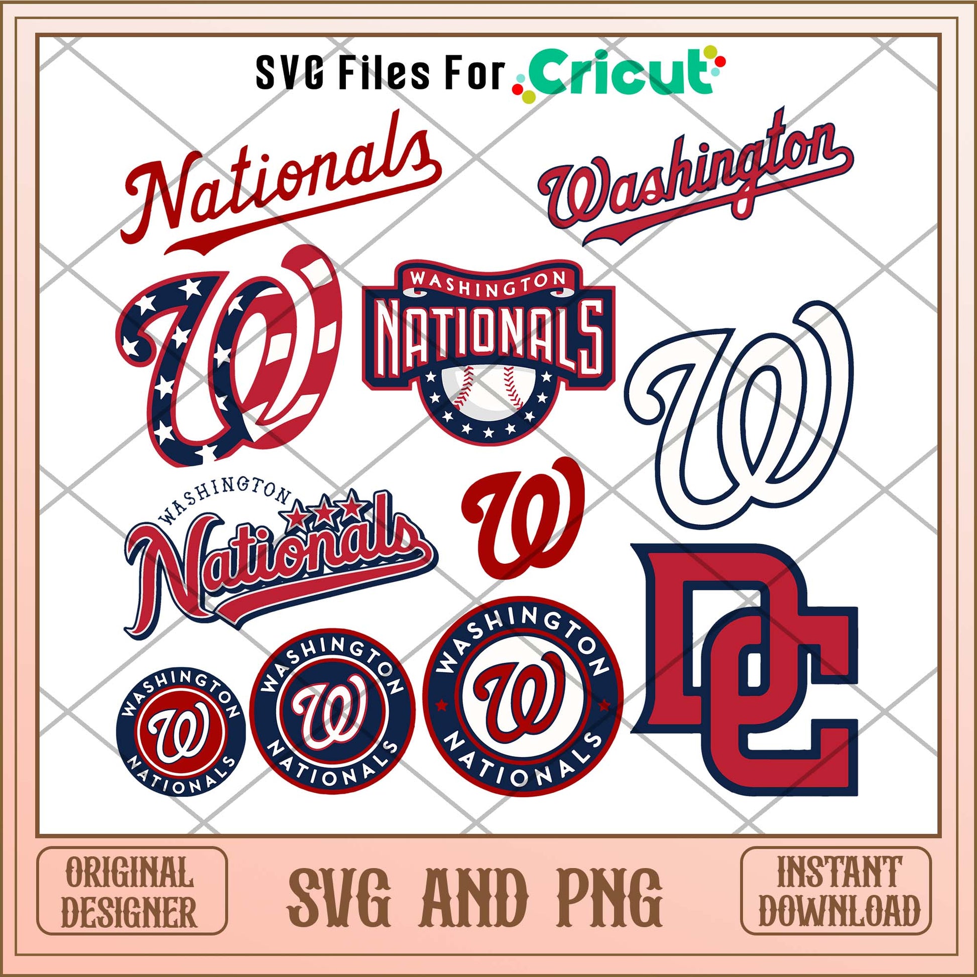 Washington Nations svg, Washington Nations svg bundle, MLB svg