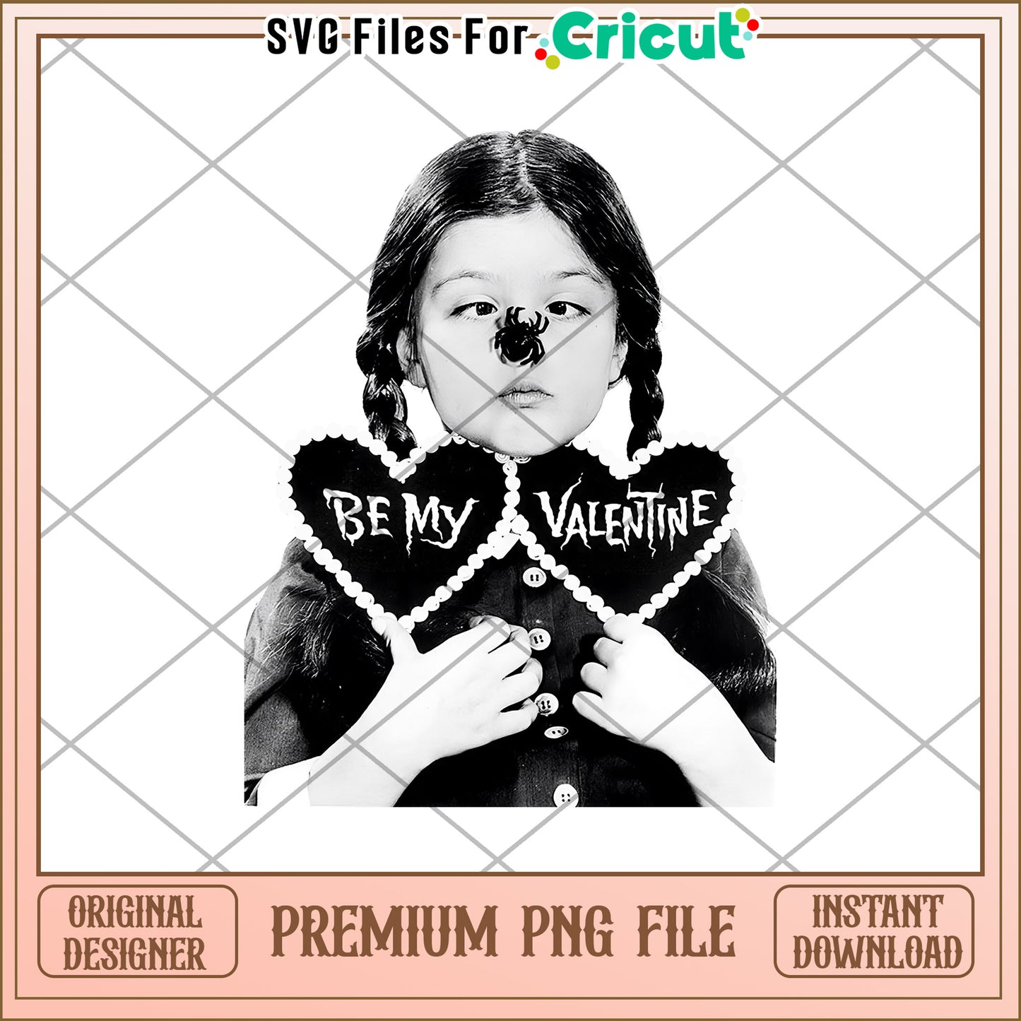 Wednesday Addams Valentine PNG Download