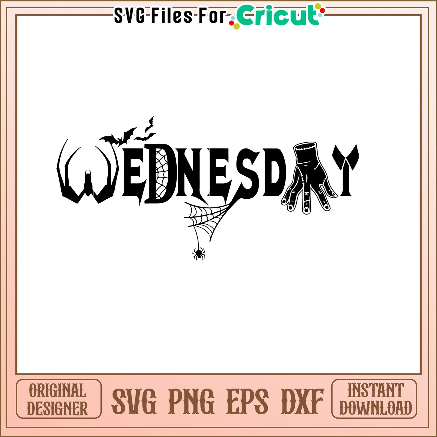 Wednesday SVG Halloween Design