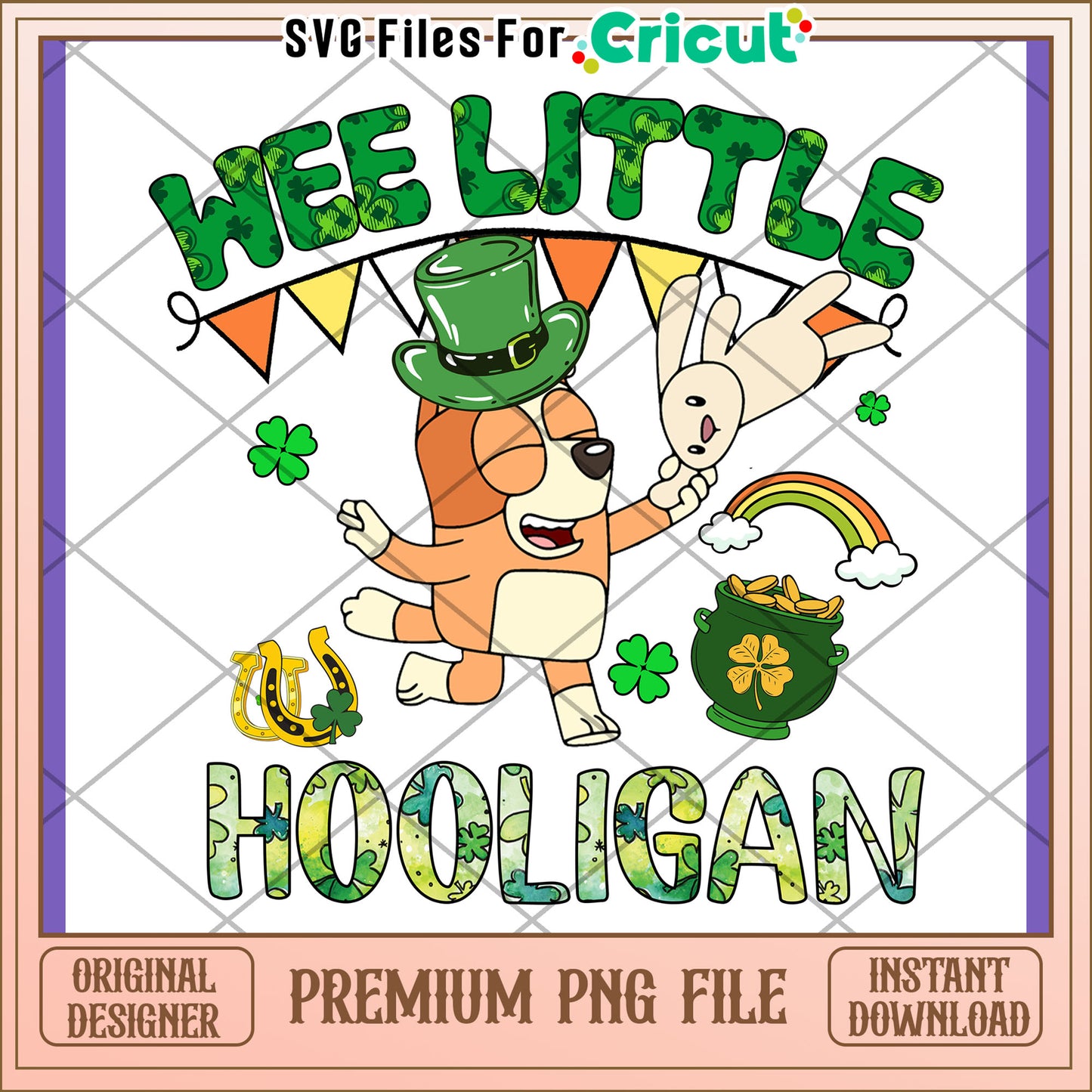 Wee Little Hooligan St Patricks PNG