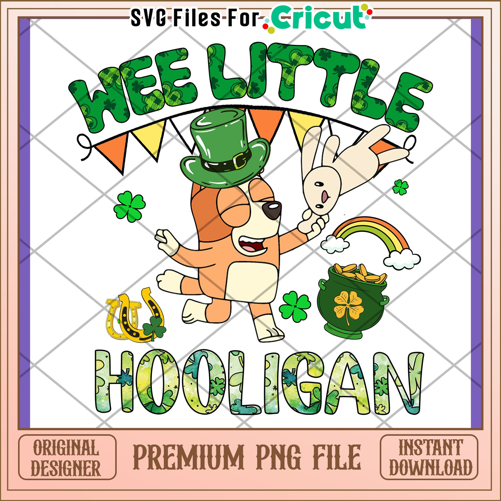 Wee Little Hooligan St Patricks PNG