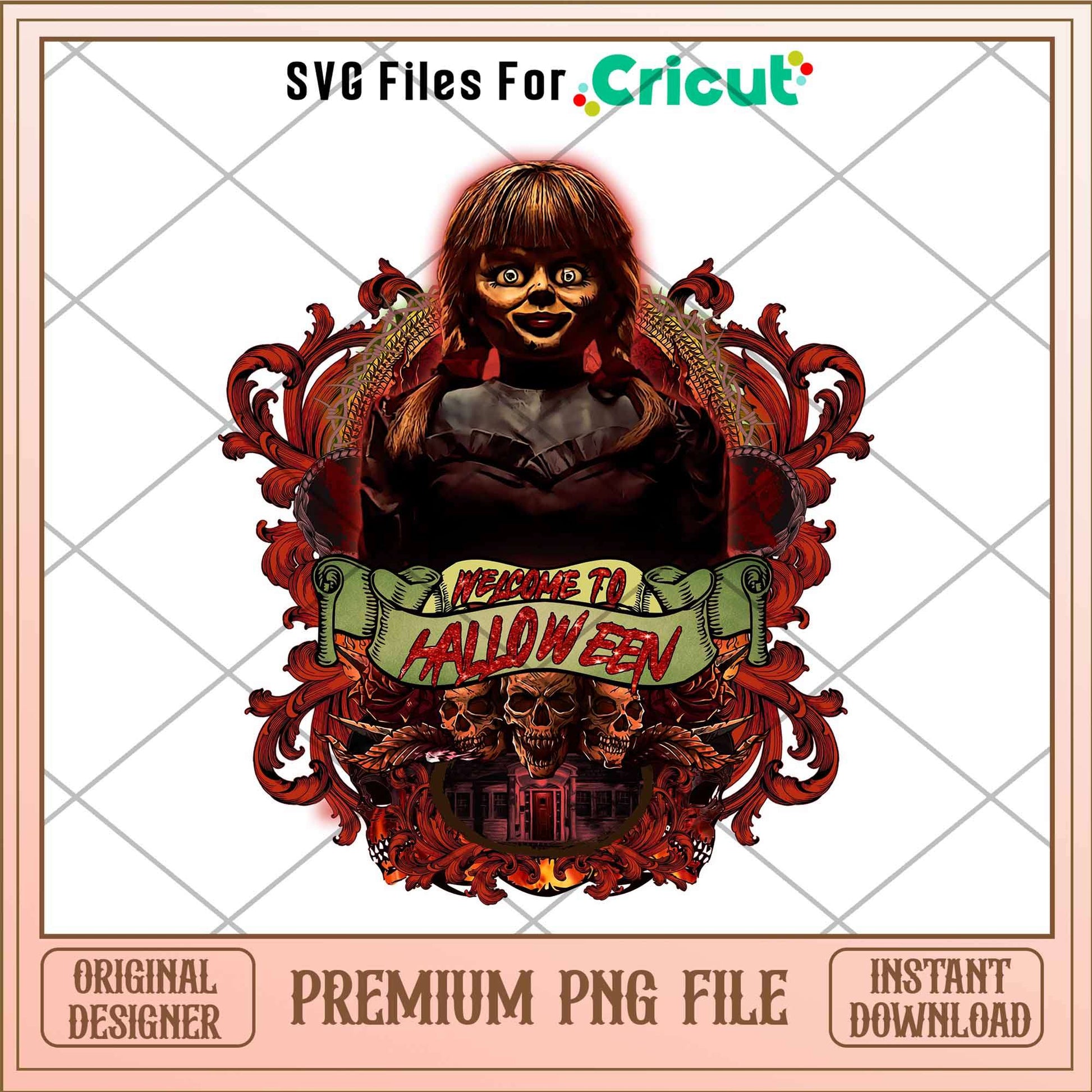 Welcome To Halloween Horror Characters Png, Horror characters png, Digital Download (1)