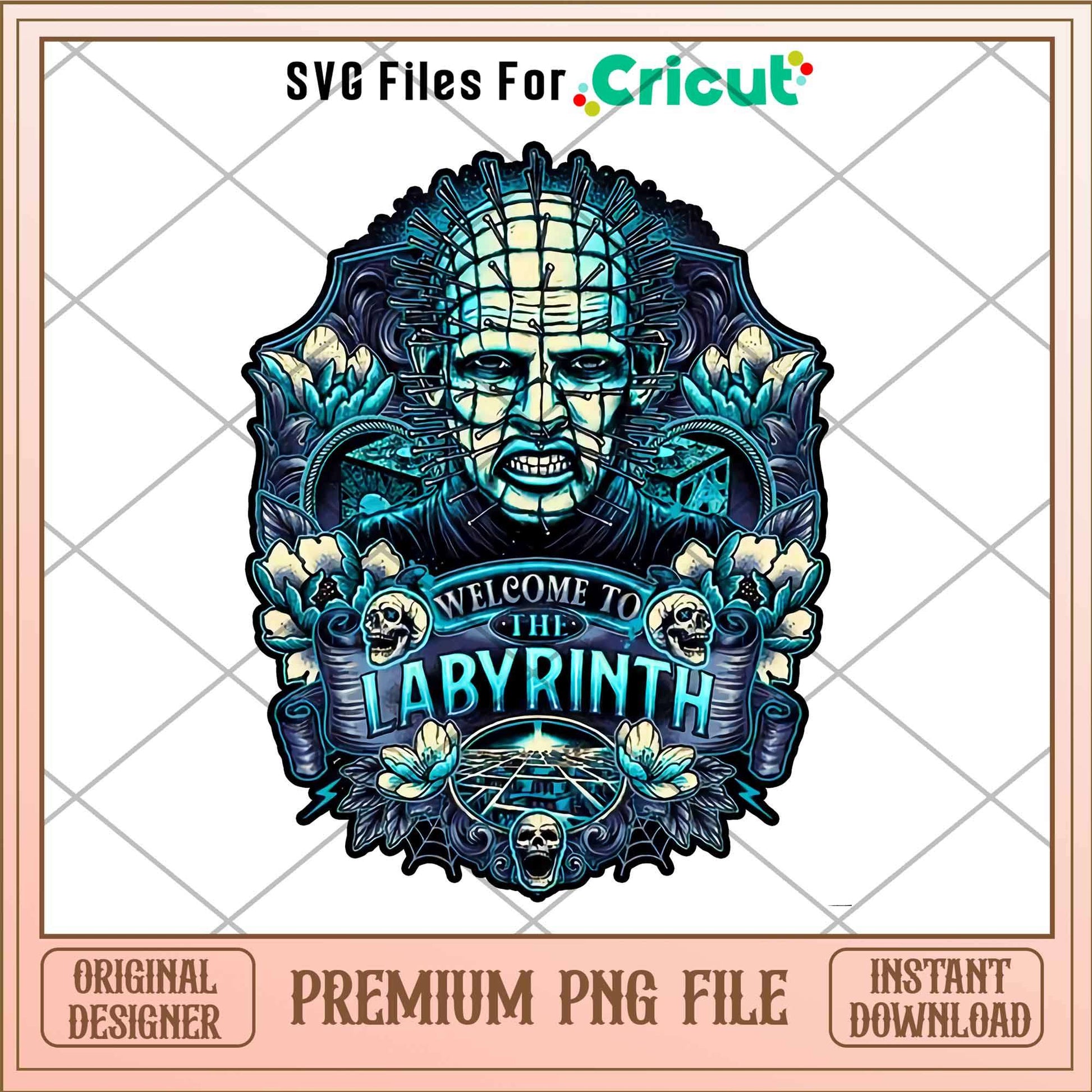 Welcome to Labyrinth png, Horror characters png, Digital Download